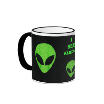 I SEE ALIENS MUG