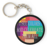 I See Colors Keychain