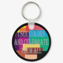 I See Colors Keychain by pharrisart I See Colors Keychain