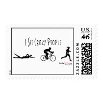 I See Crazy People Stamp