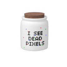 I See Dead Pixels Candy Dish