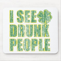 I see Drunken People Mouse Mats