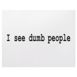 I See Dumb People Letterhead Design