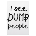 I See Dumb People Stationery
