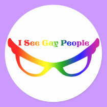 I see Gay People stickers