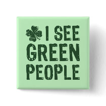 I See Green People Buttons