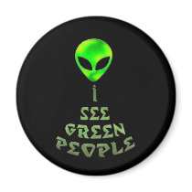 I See Green People Refrigerator Magnets