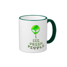 I See Green People Mugs