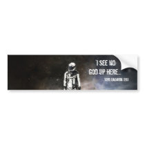 "I see no God up here...", Yuri Gagarin 1961 Bumper Stickers