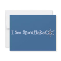 I See Snowflakes Custom Invite