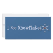 I See Snowflakes Picture Card