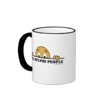 I See Stupid People mugs