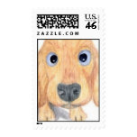 I See You Dog Postage Stamp