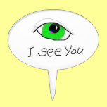 I See You! cake picks