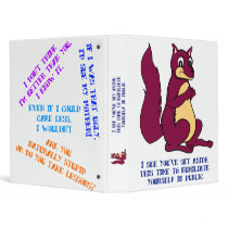 I see you've set aside this time ... 3 ring binder