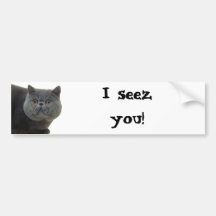 I Seez You Bumper Sticker