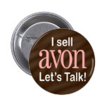 I Sell Avon Button buttons