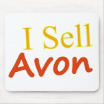 I Sell Avon White Background Mousepad