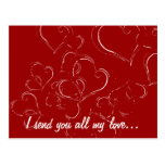 I send you all my love... post card