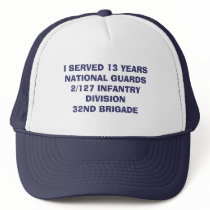 I served National Guards hats
