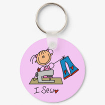 I Sew T-shirts and Gifts keychains