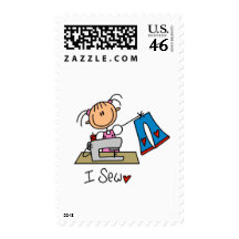 I Sew T-shirts and Gifts Stamps