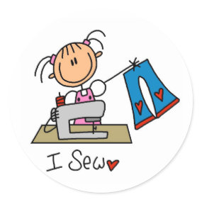 I Sew T-shirts and Gifts sticker
