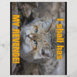 I Shall Has My Revenge Flyer flyers
