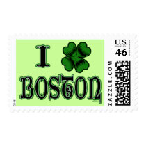 I Shamrock Boston Postage postage