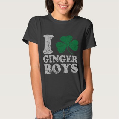 I Shamrock Ginger Boys Tee Shirt