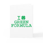 I Shamrock (Love) Green Formula Cards