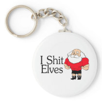 I Shit Elves Santa Claus Key Chains