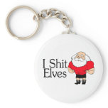 I Shit Elves Santa Claus keychains