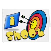 I Shoot ARCHERY cards
