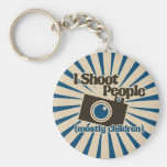 I Shoot People Keychain