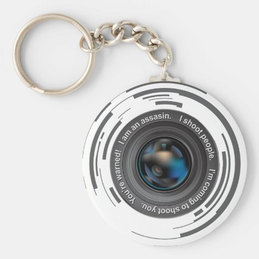 I shoot people keychains