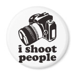 I Shoot People! Fridge Magnet