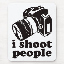 I Shoot People! Mouse Mat
