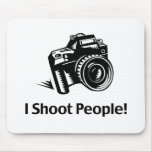 I Shoot People Photographer Mousepad