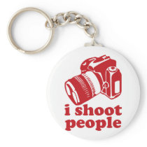 I Shoot People - Red Key Chains