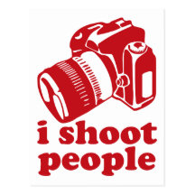I Shoot People - Red Post Cards