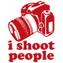 I Shoot People - Red t-shirts by visualnewbie I Shoot People - Red t-shirts