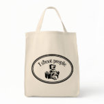 I Shoot People Retro Photographer's Camera B&amp;W Tote Bags