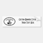 I Shoot People Retro Photographer's Camera B&W Bumper Sticker