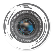 I shoot people sticker