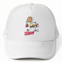 I SHOP Stick Figure T-Shirts & Gifts hats by stickfiguretown I SHOP Stick Figure T-Shirts & Gifts hats