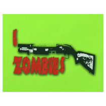 I SHOTGUN ZOMBIES flyers by aandjdesigns I SHOTGUN ZOMBIES flyers