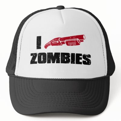i shotgun zombies mesh hats