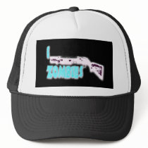 I SHOTGUN ZOMBIES MESH HATS