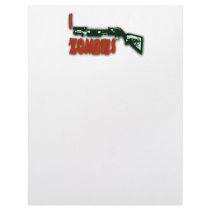 I SHOTGUN ZOMBIES letterhead by aandjdesigns I SHOTGUN ZOMBIES letterhead